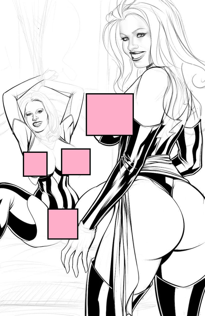Blondes Cover Update -- Ahsoka Vs Psylocke Sketch