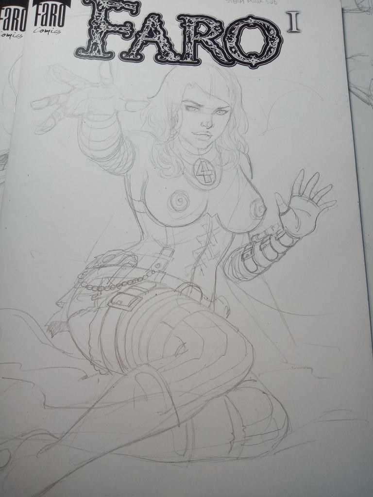 Shipped!! -- Here's Steampunk Sue -- Rey Vs Harley -- Imperial Injustice Sketches