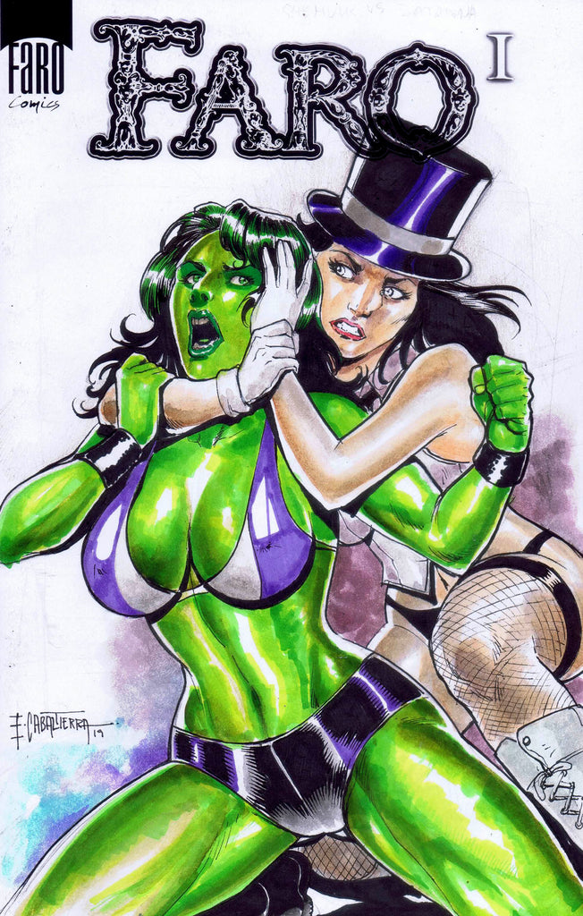 Zatanna V She-Hulk -- Special Topless Betty & Veronica Vintage Poster Preview