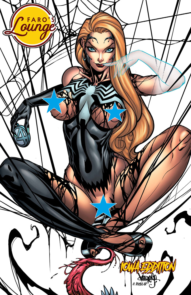 Finished Sue Storm Iowa Covers -- Black & Blue Symbiosis