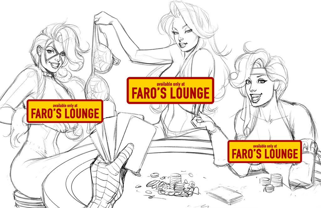 Faro's Poker Lounge -- Spider-Round - McFarlane Era Sketches!!!