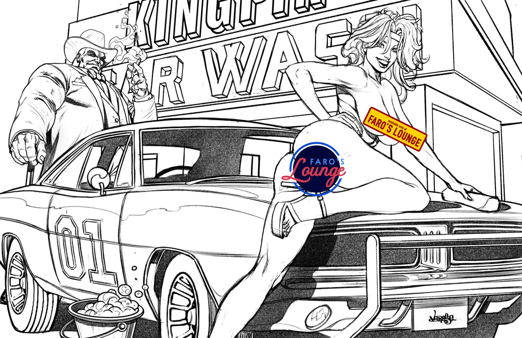 KFC Cover Sketch -- Kiss Kiss Bang Bang Street Fighter Classic LTDs Baby!!!!