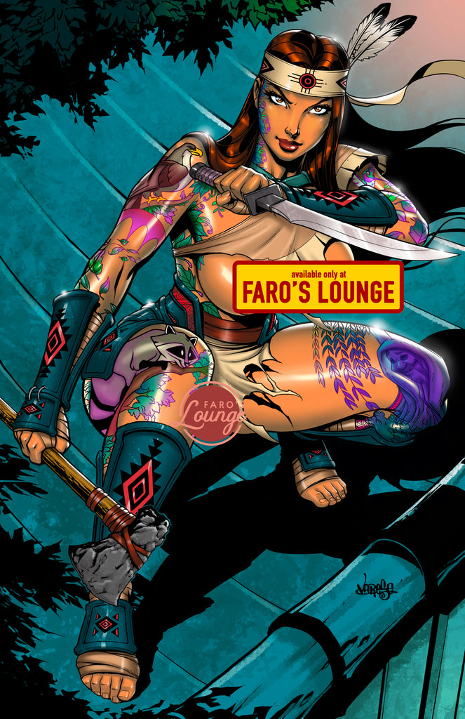 Yakuza Pocahontas Colors -- Teela, Tiger Lilly and Catwoman Greyskull Poker!