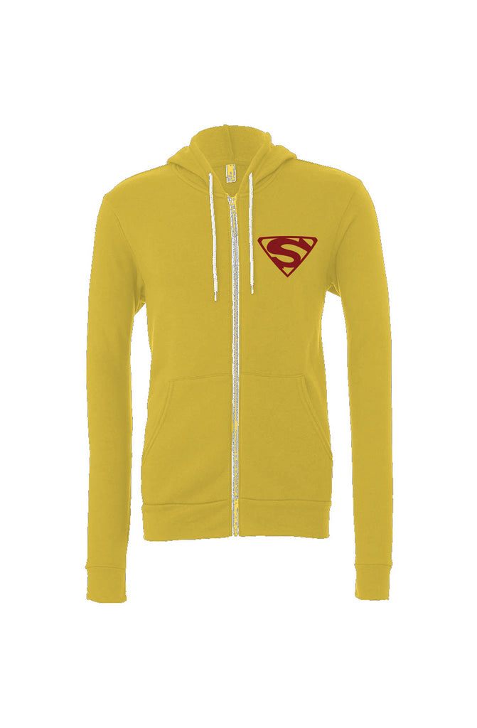 Superman -- Christopher Walken Brainiac -- Sponge Fleece Full-Zip Hoodie