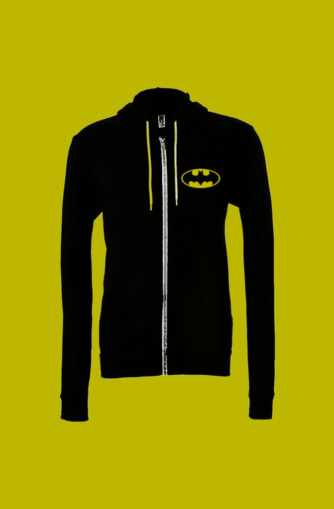 Batman Vs Beetlejuice -- DC Elseworlds Sponge Fleece Full-Zip Hoodie