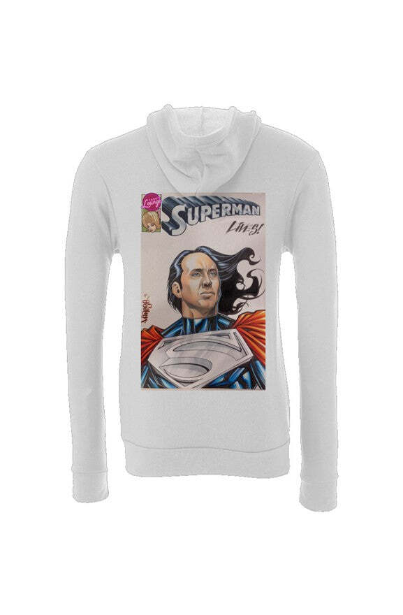 Superman Lives -- Nic Cage Sponge Fleece Full-Zip