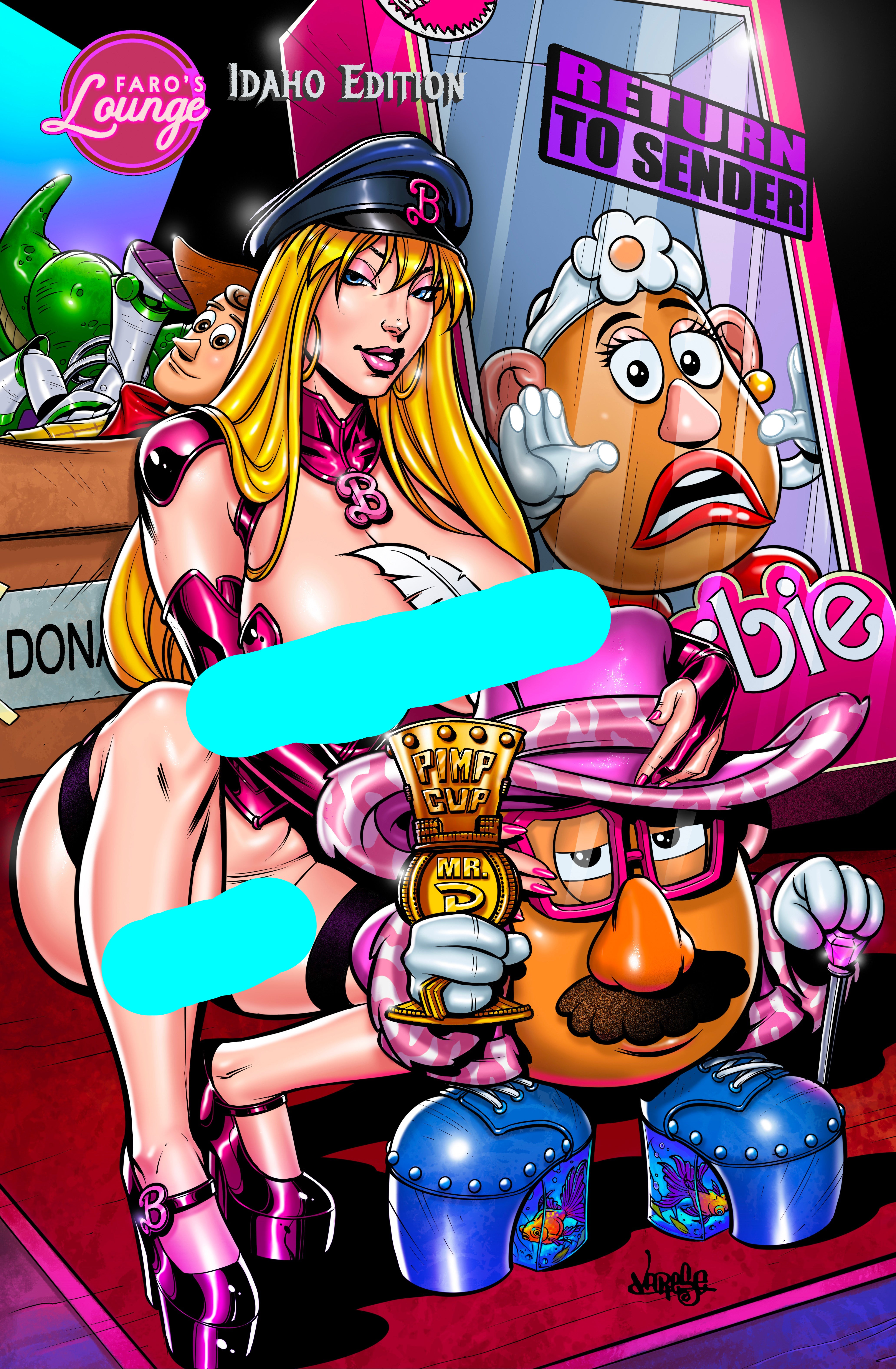 Idaho - American Safari Sketchbook - Mr. Potato Pimp and Barbie