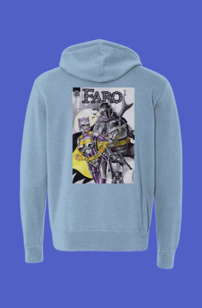 The Bat-Mandalorian -- Lightweight Full-Zip Hoodie