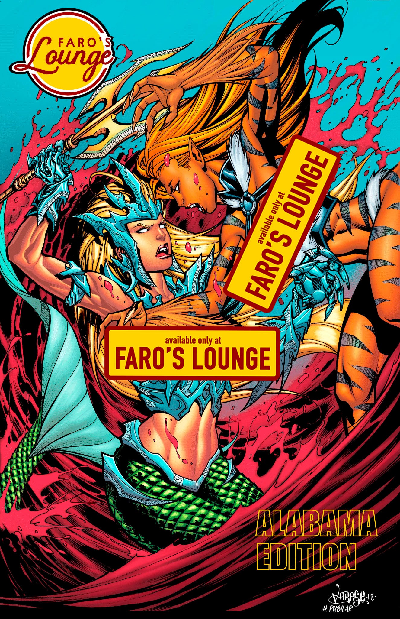 Faro's Lounge American Safari. Starfire purchases & Firestar With Green Lantern Pipe