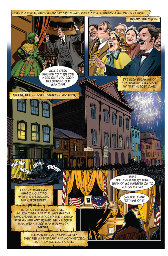 Page from Faro Novel -- Faro vs John Wilkes Booth