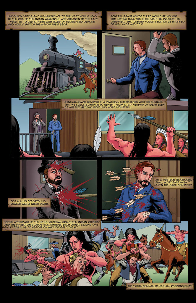 Page from Faro Book 5 --chaos in the Wild West