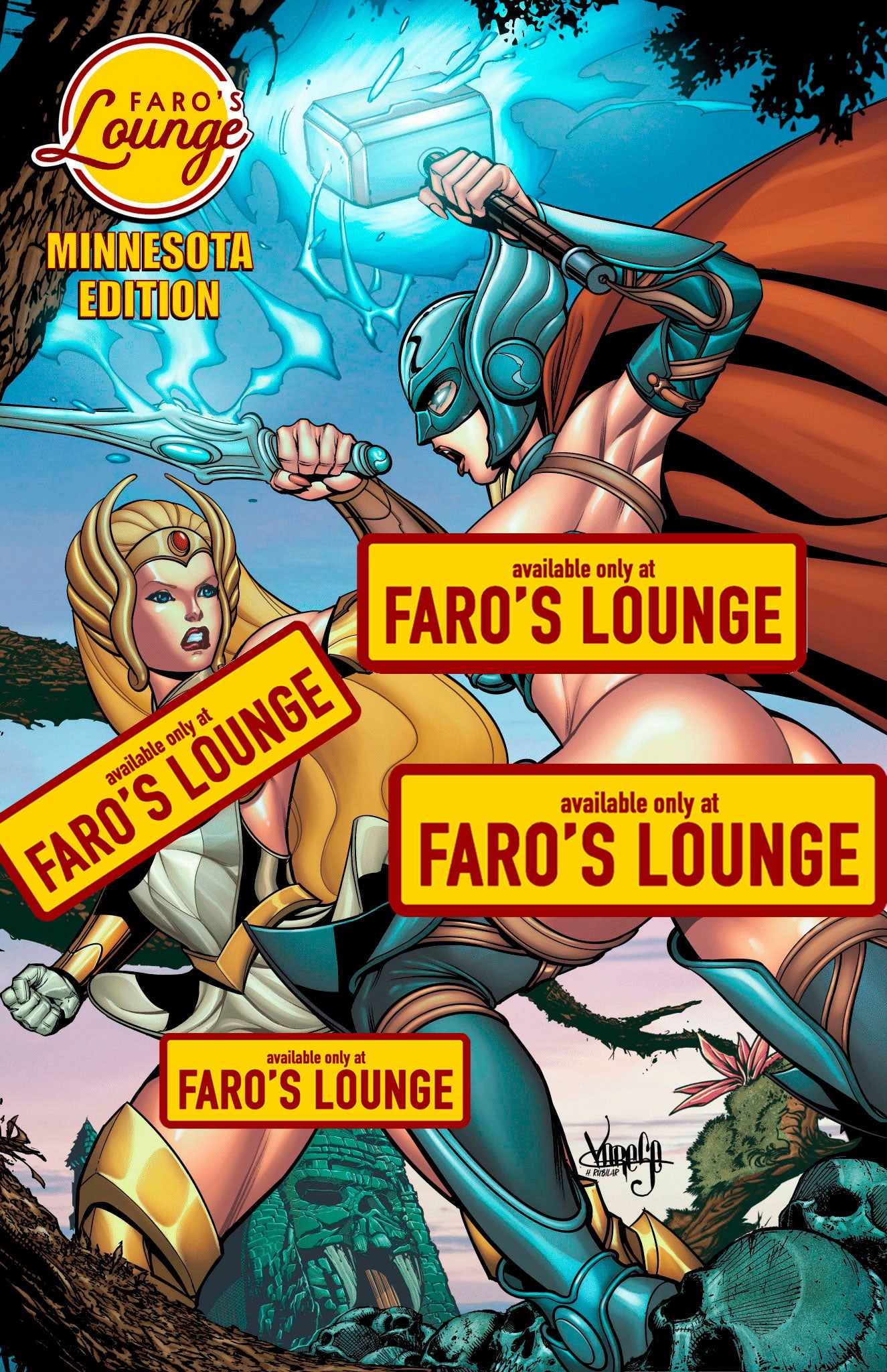 Minnesota - American Safari Sketchbook -- She-Ra Vs Thor